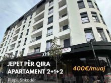 🚨 Jepet me Qira Apartament 2+1+2 te “Plepi”, Shkodër!🏢