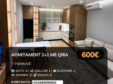 🔥 Jepet me Qira Apartament 2+1 në \"Parrucë\", Shkodër!