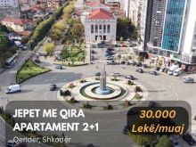 🚨 Jepet me Qira Apartament 2+1 në “Qendër”, Shkodër!
