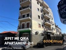 🚨 Jepet me Qira Apartament 2+1 te “Truma”, Shkodër!  Detaje