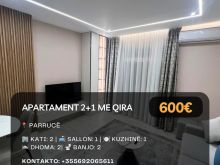 🔥 Jepet me Qira Apartament 2+1 në “Parrucë”, Shkodër! 🔥