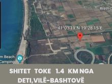 Vile Bashtove,Shitet toke  ,1.4 km larg detit ,Kavaje.
