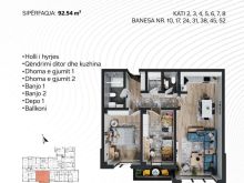 Shitet Banesa 92.54m2 (Objekti Amelia) 