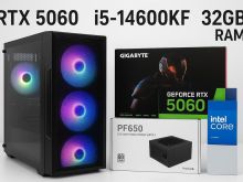 Gaming PC – i5-14600KF / RTX 5060 / 32GB RAM / NVMe / Garanc