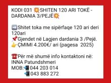 Kodi 051➡️Shitet parcela prej 120ari 📌Gjendet në Pejë