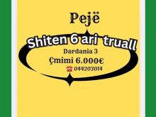 ➡️SHITET trualli prej 6ari 📌Në  Dardania 3 në Pejë