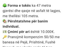 Shiten 50ari në lagjen Kristal 2 në Pejë.🌳044203014