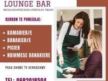 Snack Lounge Bar kerkon te punesoje staf