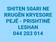 Shiten 50ari ne rrugen kryesore Pejë - Prishtinë
