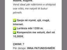 Shiten 5 ari truall në Shtupeq të Madhë, Rugovë.
