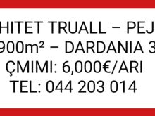 SHITET TRUALL – PEJË900m² – DARDANIA 3ÇMIMI: 6,000€/ARI