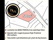 💥LESHOHET ME QIRA PARCELA 50 ARI-AFER RRUGES PEJË-PRISHTINË
