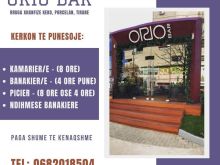 Orio Bar kerkon te punesoje staf: