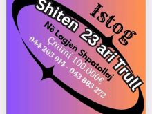 Shiten 23ari truall ne hyrje te Istogut 
