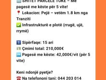 🆕️➡️ SHITET PARCELA E TOKËS me këste për 5 vite. 044203014