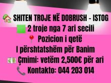 🏡📢 SHITJE EKSKLUZIVE NË DOBRUSH–ISTOG🟩 2 troje nga 7 ari