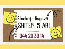 SHITET PARCELË – 5 ARI NË STANKAJ, RUGOVË!