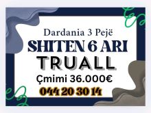 ➡️Shitet truall në Pejë➡️Sipërfaqe: 6 ari📍Dardania 3