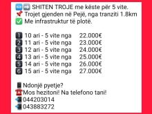 🆕️➡️ SHITEN TROJE me këste për 5 vite.📌 Në Pejë