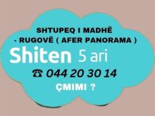 💥SHITET TOKA 5ARI,- FSHATI SHTUPEQ I MADHË  / RUGOVË💥