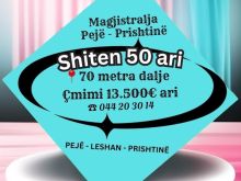 💥SHITET PARCELA 50 ARI - AFER RRUGES KRYESORE PEJË - PRI