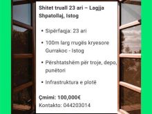 Shitet truall 23 ari – Lagjja Shpatollaj, Istog 23ari