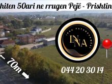 💥SHITET  PARCELA e tokes 50 ARI - AFER RRUGES KRYESORE PEJË