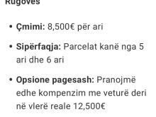 Shitet parcelë në Stankaj të RugovësÇmimi: 8,500€ për ari