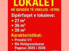 ➡️ SHITEN LOKALET NË QENDËR TË VRELLES - ISTOG