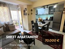 🚨 Shitet Apartament 1+1 pranë \" Stacionit Trenit \", Shkodër
