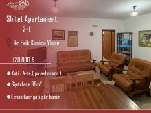 SHITET APARTAMENT 2+1 – RRUGA FAIK KONICA,VLORE!!
