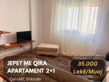 🔥 Jepet me Qira Apartament 2+1 në “Qendër\", Shkodër! 🔥