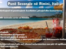 PUNË NË RIMINI, ITALI