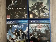 Ps4 slim 1TB, 2 kontrollera, 4 lojra CD