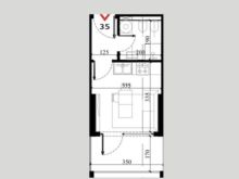 Shitet apartament 1+1 (gasoniere) Shengjin