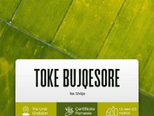 SHITET TOKË BUJQËSORE – PRANE RRETHRROTULLIMI I 3 URAVE, GRABIAN, LUSHNJE
