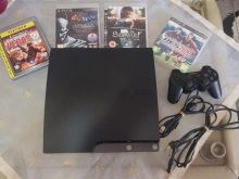 Shes Sony PS3 Slim + 4 lojra