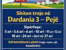 Shiten troje në Dardania 3 – PejëSipërfaqe: 5 ari • 5.6 ari