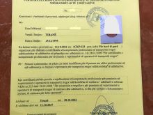 Liçense.Çertifikate e Kompetences Profesionale.ÇKP