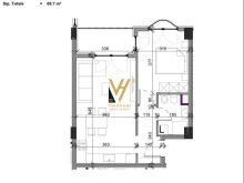 SHITET APARTAMENT 1+1+BLK NE PASKUQAN 80.200 EURO
