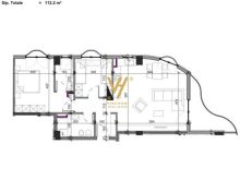 SHITET APARTAMENT 2+1+BLK NE PASKUQAN 129.000 EURO