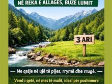 **Shitet truall 3 ari në Reka e Allagës, buzë lumit