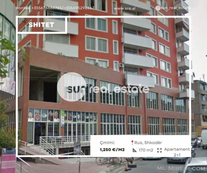 SHITET APARTAMENT 2+1, RUS, SHKODER