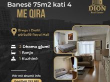 Jepet me qira banesa 75m2 Bregu i Diellit