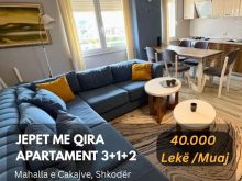 🔥 Jepet me Qira Apartament  3+1+2 afër \"Mahalla e Cakajve \"