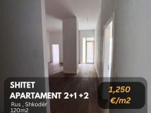🔥 Shitet Apartament 2+1+2 “Rus , Shkodër”!🔥