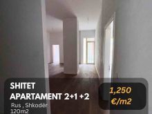 🔥 Shitet Apartament 2+1+2 “Rus , Shkodër”!🔥