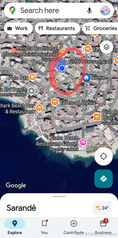 Jepet me qera ap 2+1 Sarande - thumbnail 4