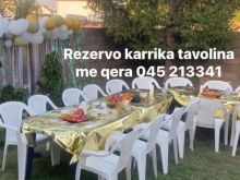 Karrika tavolina japim me qera