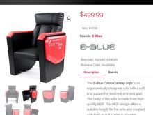Fotele Gaming - E-Blue Cobra